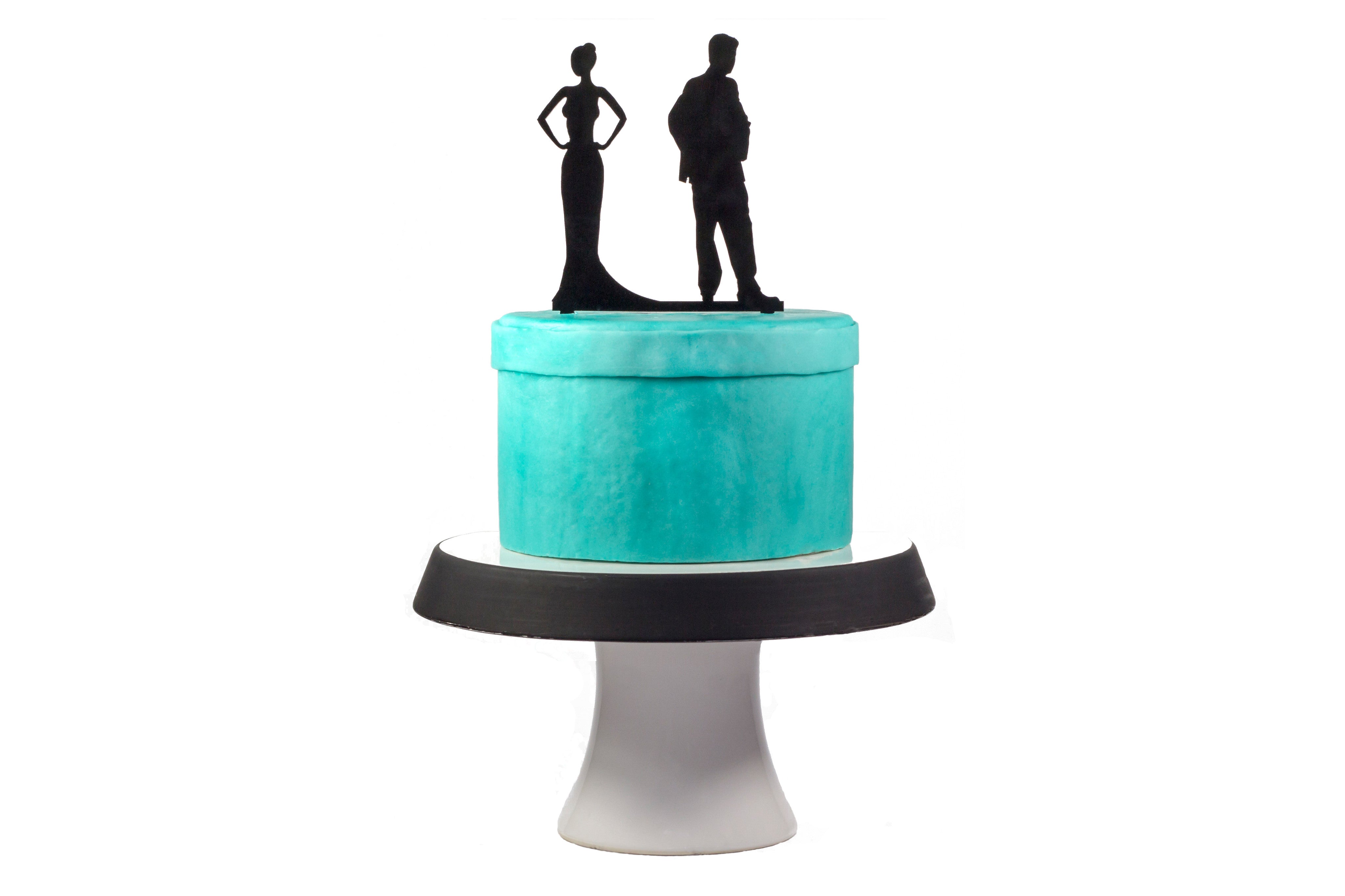 "Unhappy Couple" Divorce Party Cake Topper