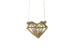 Unknotted Diamond Necklace